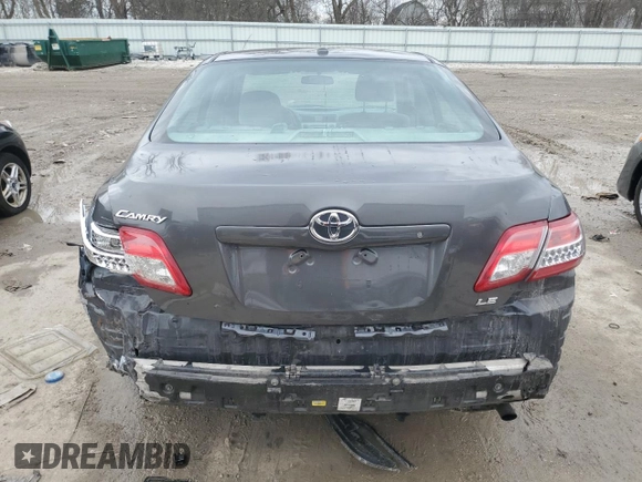 2011 Toyota Camry LE with VIN 4T4BF3EK3BR115093, listed as a Copart auction lot 54182205 with 179,702 mi miles and Non Repairable. Bid and sale history available at carsss.com. Image 6.