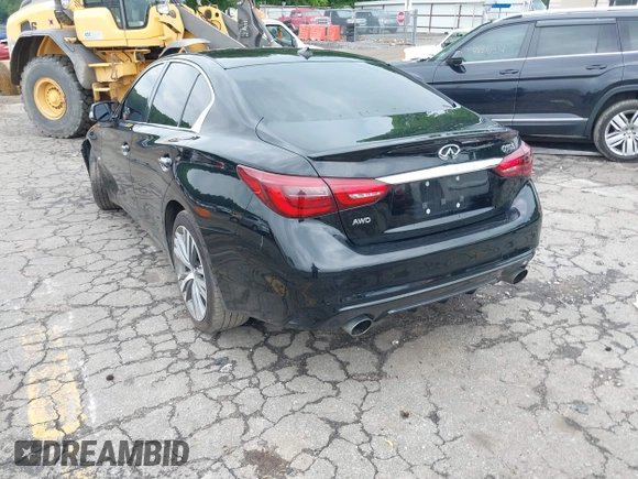 2020 Infiniti Q50 Luxe z VIN JN1EV7AR3LM254332, wystawiony jako IAAI lot #42209600 z przebiegiem 69 620 mil mil oraz . Historia ofert i sprzedaży dostępna na DreamBid. Obrazek 3.