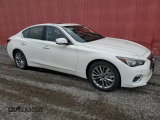 2024 Infiniti Q50 Luxe with VIN JN1EV7BR6RM631310, listed as a Copart auction lot 72183604 with Not Provided miles and Non Repairable. Bid and sale history available at DreamBid. Image 4.