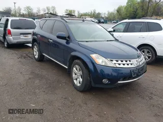 2007 Nissan Murano S with VIN JN8AZ08T97W512280, listed as a IAAI auction lot 41985374 with 174,754 mi miles. Bid and sale history available at carsss.com. Image 1.
