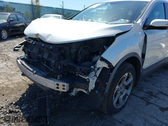 2018 Honda CR-V EX-L with VIN 2HKRW2H82JH609039, listed as a IAAI auction lot 42001550 with 1 mi miles. Bid and sale history available at carsss.com. Image 19.