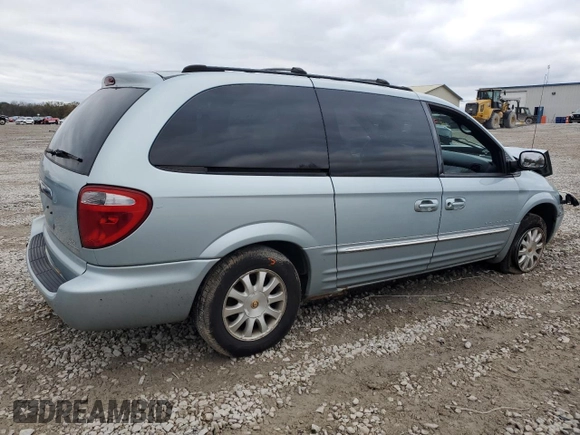 2001 Chrysler Town & Country LXi with VIN 2C8GT54L81R393453, listed as a Copart auction lot 80451654 with 112,926 mi miles and Salvage Title. Bid and sale history available at DreamBid. Image 3.
