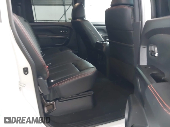 2024 Nissan Titan Pro-4X with VIN 1N6AA1EDXRN105077, listed as a IAAI auction lot 41545734 with 8,505 mi miles and . Bid and sale history available at DreamBid. Image 8.