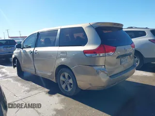 2012 Toyota Sienna with VIN 5TDKA3DC1CS011022, listed as a IAAI auction lot 41415386 with 209,552 mi miles and . Bid and sale history available at DreamBid. Image 14.