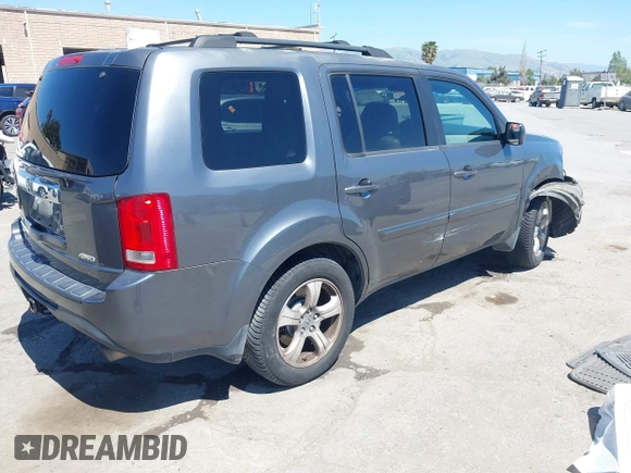 2013 Honda Pilot EX-L z VIN 5FNYF4H59DB006637, wystawiony jako IAAI lot #42224475 z przebiegiem 106 600 mil mil oraz . Historia ofert i sprzedaży dostępna na DreamBid. Obrazek 4.