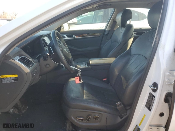 2016 Hyundai Genesis 3.8L with VIN KMHGN4JE5GU137919, listed as a Copart auction lot 49777735 with 51,643 mi miles and Salvage Title. Bid and sale history available at carsss.com. Image 7.