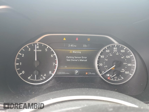 2016 Nissan Maxima SV with VIN 1N4AA6AP8GC432995, listed as a Copart auction lot 58431485 with 128,386 mi miles and Salvage title. Bid and sale history available at DreamBid. Image 9.