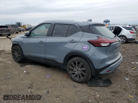 2021 Nissan Kicks SV with VIN 3N1CP5CV6ML542194, listed as a Copart auction lot 43443855 with 63,333 mi miles and Salvage Title. Bid and sale history available at carsss.com. Image 2.