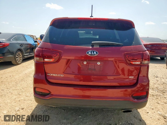 2020 Kia Sorento LX z VIN 5XYPG4A36LG673089, wystawiony jako Copart lot #60742195 z przebiegiem 68 612 mil mil oraz Szkoda całkowita • Salvage title. Historia ofert i sprzedaży dostępna na DreamBid. Obrazek 6.