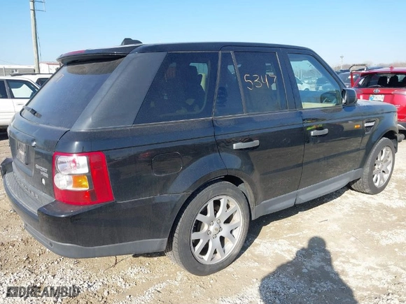 2008 Land Rover Range Rover Sport HSE with VIN SALSK25448A149150, listed as a IAAI auction lot 41785347 with 189,775 mi miles. Bid and sale history available at carsss.com. Image 4.