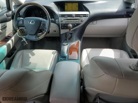 2010 Lexus RX 350 with VIN 2T2ZK1BA7AC020973, listed as a Copart auction lot 52363895 with 202,235 mi miles and Salvage Title. Bid and sale history available at carsss.com. Image 8.