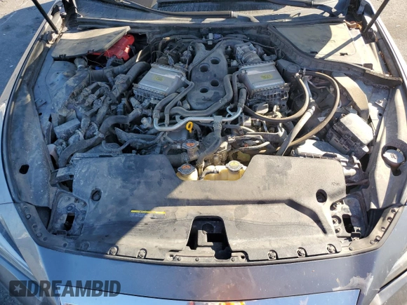 2019 Infiniti Q50 Luxe with VIN JN1EV7AP8KM514379, listed as a Copart auction lot 46948985 with 103,756 mi miles and Salvage title. Bid and sale history available at DreamBid. Image 13.