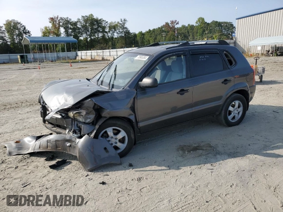 2008 Hyundai Tucson GLS with VIN KM8JM12B18U735678, listed as a Copart auction lot 70965384 with 182,834 mi miles and Salvage Title. Bid and sale history available at carsss.com. Image 1.