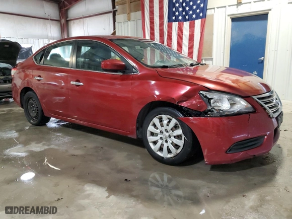 2014 Nissan Sentra SV with VIN 3N1AB7APXEY250199, listed as a Copart auction lot 83560574 with 237,197 mi miles and Salvage Title. Bid and sale history available at carsss.com. Image 4.