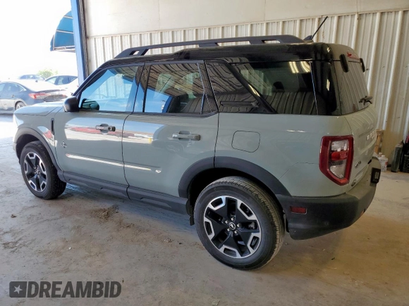 2024 Ford Bronco Sport Outer Banks with VIN 3FMCR9C60RRF18299, listed as a Copart auction lot 61671845 with 7,592 mi miles and Clean title. Bid and sale history available at DreamBid. Image 2.