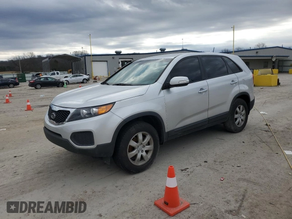 2012 Kia Sorento LX with VIN 5XYKT4A19CG233176, listed as a Copart auction lot 44507375 with 0 mi miles and Clean Title. Bid and sale history available at carsss.com. Image 1.