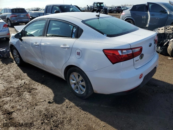 2017 Kia Rio LX with VIN KNADM4A33H6062701, listed as a Copart auction lot 51944145 with 108,051 mi miles and Clean Title. Bid and sale history available at carsss.com. Image 2.