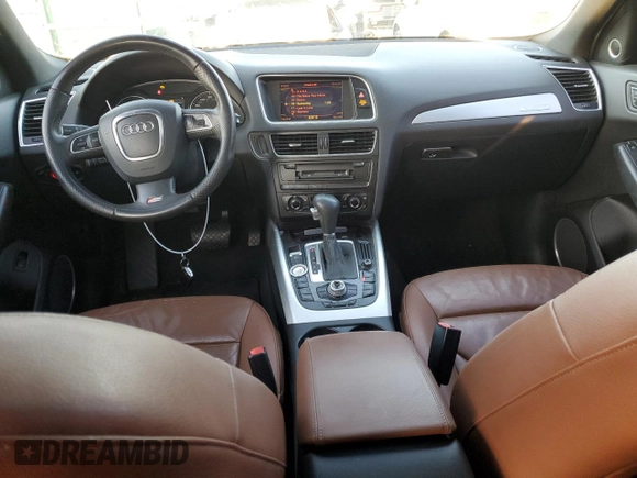 2010 Audi Q5 Prestige with VIN WA1WKAFP6AA112922, listed as a Copart auction lot 50549145 with 243,193 mi miles and Salvage title. Bid and sale history available at DreamBid. Image 8.