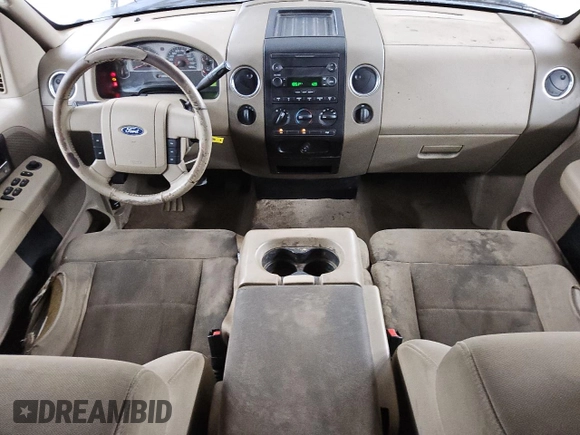 2006 Ford F-150 XLT with VIN 1FTPW14556FA19187, listed as a Copart auction lot 55087355 with 175,272 mi miles and Clean title. Bid and sale history available at DreamBid. Image 8.