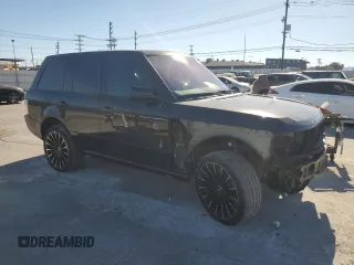 2012 Land Rover Range Rover SC Autobiography with VIN SALMP1E43CA379372, listed as a Copart auction lot 77528224 with 72,490 mi miles and Salvage title. Bid and sale history available at DreamBid. Image 4.