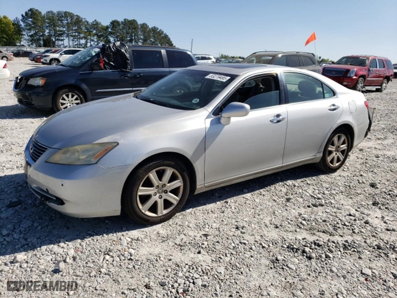 2008 Lexus ES 350 with VIN JTHBJ46G182201485, listed as a Copart auction lot 53279485 with 201,889 mi miles and Clean Title. Bid and sale history available at carsss.com. Image 1.