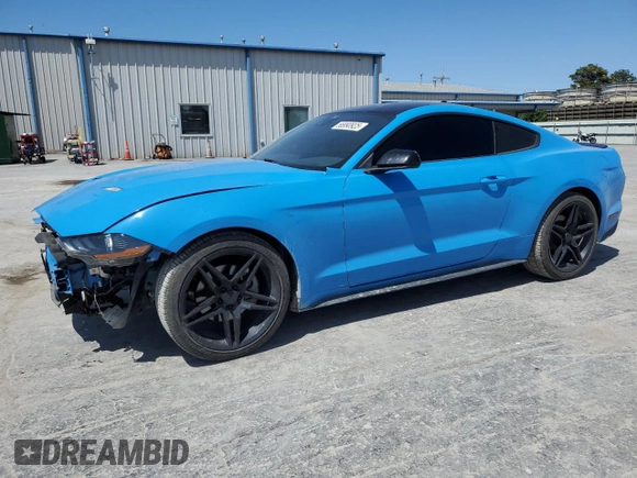2022 Ford Mustang EcoBoost with VIN 1FA6P8TH8N5128296, listed as a Copart auction lot 56990925 with 61,631 mi miles and Salvage title. Bid and sale history available at DreamBid. Image 1.