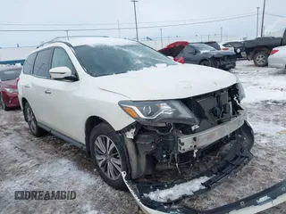 2018 Nissan Pathfinder S with VIN 5N1DR2MM0JC664987, listed as a IAAI auction lot 41428841 with 60,970 mi miles and . Bid and sale history available at DreamBid. Image 1.