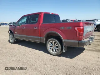 2016 Ford F-150 XLT with VIN 1FTEW1EG0GFA63655, listed as a Copart auction lot 61683815 with 113,952 mi miles and Salvage title. Bid and sale history available at DreamBid. Image 2.