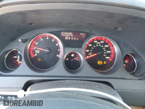 2011 GMC Acadia SLT1 with VIN 1GKKRRED6BJ331178, listed as a Copart auction lot 47738085 with 181,690 mi miles and Salvage Title. Bid and sale history available at carsss.com. Image 9.