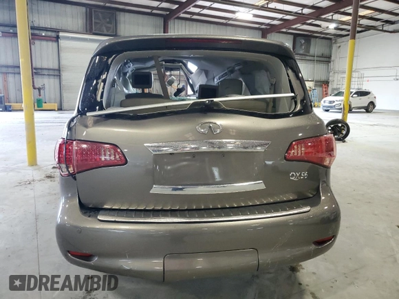 2013 Infiniti QX56 with VIN JN8AZ2NC4D9330416, listed as a Copart auction lot 70080304 with 0 mi miles and Salvage Title. Bid and sale history available at carsss.com. Image 6.