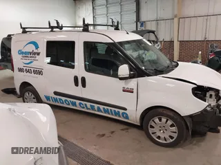 2017 Ram ProMaster City Cargo Van Tradesman SLT with VIN ZFBERFBB7H6E07275, listed as a IAAI auction lot 41607879 with 108,618 mi miles. Bid and sale history available at carsss.com. Image 14.
