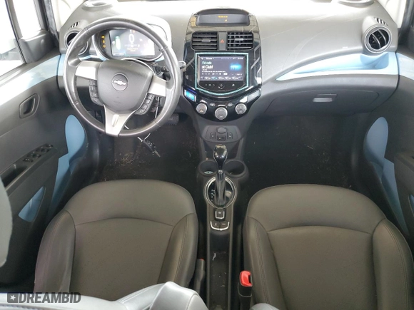 2015 Chevrolet Spark EV LT with VIN KL8CL6S0XFC704517, listed as a Copart auction lot 61424034 with 57,413 mi miles and Salvage Title. Bid and sale history available at carsss.com. Image 8.