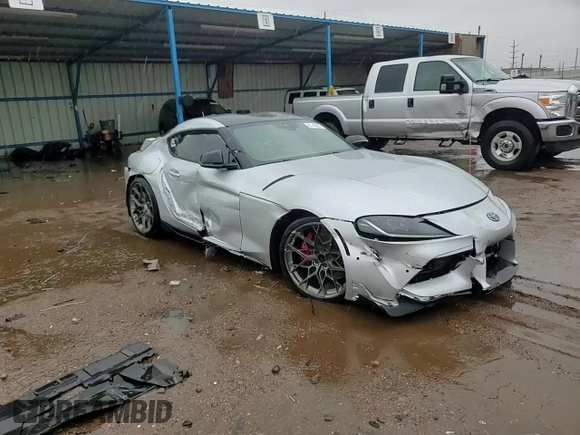 2020 Toyota Supra 3.0 with VIN WZ1DB4C06LW031027, listed as a Copart auction lot 55743535 with Not provided miles and Salvage title. Bid and sale history available at DreamBid. Image 13.
