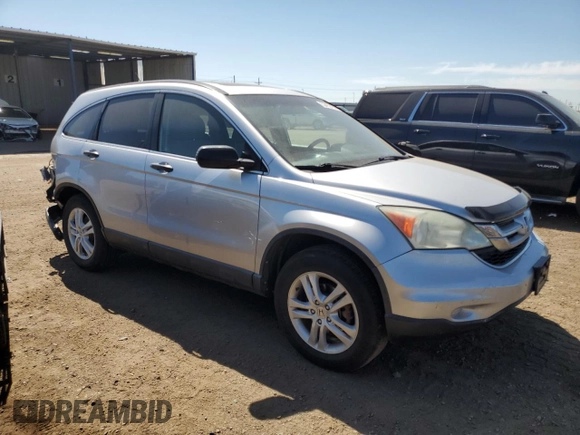 2011 Honda CR-V EX with VIN 3CZRE4H56BG704468, listed as a Copart auction lot 53462455 with 166,121 mi miles and Salvage Title. Bid and sale history available at carsss.com. Image 4.