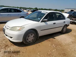 2005 Honda Civic VP z VIN 1HGES16375L026142, wystawiony jako Copart lot #58078765 z przebiegiem 66 902 mil mil oraz Szkoda całkowita • Salvage title. Historia ofert i sprzedaży dostępna na DreamBid. Obrazek 1.