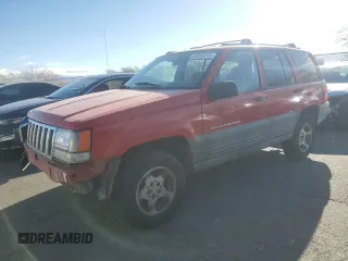 1997 Jeep Grand Cherokee Laredo with VIN 1J4GZ58S1VC760400, listed as a Copart auction lot 43932815 with 108,112 mi miles and Salvage Title. Bid and sale history available at carsss.com. Image 1.