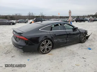 2020 Audi A7 Prestige with VIN WAUV2AF20LN009574, listed as a Copart auction lot 41796335 with 55,084 mi miles and Salvage Title. Bid and sale history available at carsss.com. Image 3.