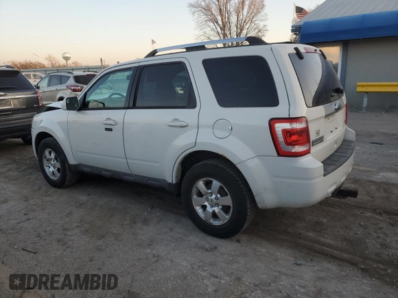 2011 Ford Escape Limited with VIN 1FMCU9EG1BKC25252, listed as a Copart auction lot 82745764 with 202,179 mi miles and Salvage Title. Bid and sale history available at DreamBid. Image 2.