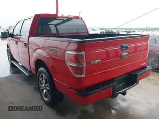 2014 Ford F-150 XL with VIN 1FTEW1CM9EKE80043, listed as a IAAI auction lot 41706014 with 214,005 mi miles. Bid and sale history available at carsss.com. Image 3.