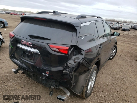 2019 GMC Terrain SLE with VIN 3GKALTEX3KL170365, listed as a Copart auction lot 53208634 with 26,649 mi miles and Salvage Title. Bid and sale history available at carsss.com. Image 4.