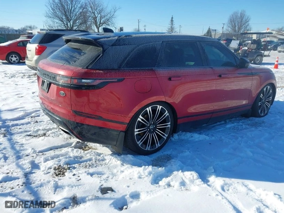 2021 Land Rover Range Rover Velar R-Dynamic S with VIN SALYT2EU3MA312694, listed as a IAAI auction lot 41621133 with 38,104 mi miles. Bid and sale history available at carsss.com. Image 4.
