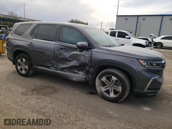 2024 Honda Pilot EX-L 7 Passenger with VIN 5FNYG1H57RB007661, listed as a Copart auction lot 72718214 with 19,478 mi miles and Salvage Title. Bid and sale history available at carsss.com. Image 4.