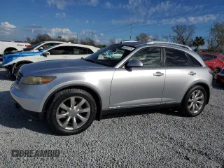 2008 Infiniti FX35 with VIN JNRAS08UX8X100115, listed as a Copart auction lot 45333115 with 264,812 mi miles and Clean Title. Bid and sale history available at carsss.com. Image 1.