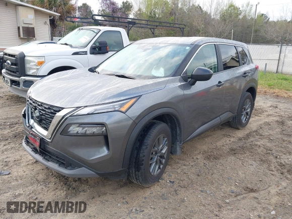 2023 Nissan Rogue S with VIN 5N1BT3AA7PC937683, listed as a IAAI auction lot 41918362 with 58,812 mi miles. Bid and sale history available at carsss.com. Image 2.