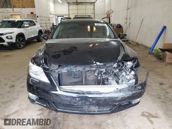 2010 Lexus LS 460 with VIN JTHCL5EFXA5007667, listed as a Copart auction lot 53871835 with 119,216 mi miles and Salvage title. Bid and sale history available at DreamBid. Image 5.