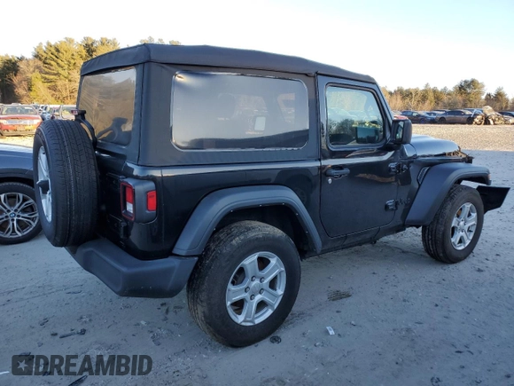 2022 Jeep Wrangler Sport with VIN 1C4HJXAGXNW201493, listed as a Copart auction lot 86424294 with 31,543 mi miles and Salvage Title. Bid and sale history available at DreamBid. Image 3.