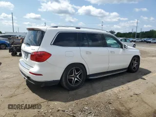2014 Mercedes-Benz GL 450 with VIN 4JGDF7CE6EA280570, listed as a Copart auction lot 60509805 with 187,640 mi miles and Clean title. Bid and sale history available at DreamBid. Image 3.