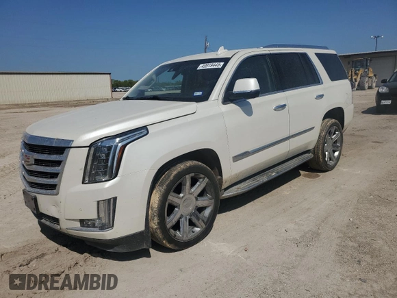 2015 Cadillac Escalade Luxury z VIN 1GYS3MKJ7FR554681, wystawiony jako Copart lot #49919445 z przebiegiem 152 770 mil mil oraz Czysty tytuł • Clean title. Historia ofert i sprzedaży dostępna na DreamBid. Obrazek 1.