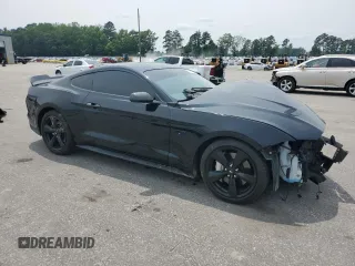 2021 Ford Mustang GT with VIN 1FA6P8CF5M5138684, listed as a Copart auction lot 59419045 with 32,241 mi miles and Salvage title. Bid and sale history available at DreamBid. Image 4.