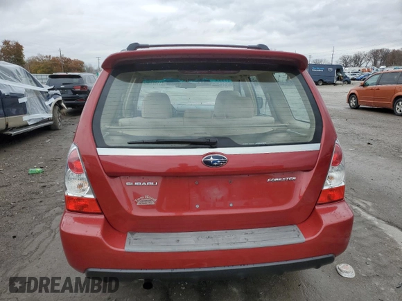 2006 Subaru Forester 2.5 X w/Premium Pkg with VIN JF1SG65646H716176, listed as a Copart auction lot 81192744 with 72,266 mi miles and Salvage Title. Bid and sale history available at carsss.com. Image 6.